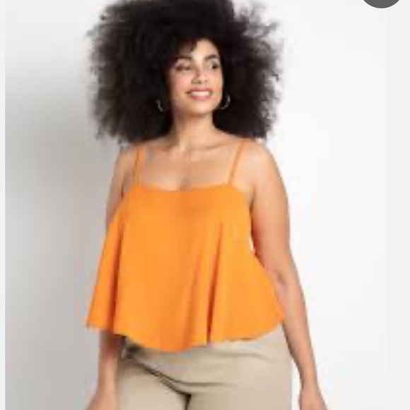 Sleeveless Crop Trapeze Top - Picture 1 of 8